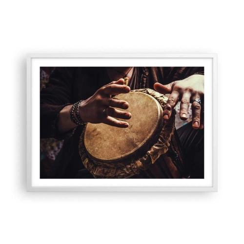 Poszter fekete keretben - A szív ritmusában - 70x50 cm