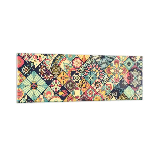 Üveg kép - Marokkói hangulat - 90x30 cm