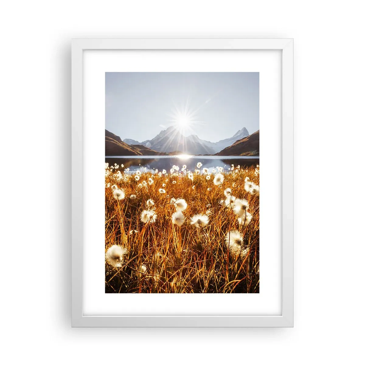 Poszter fekete keretben - Szikla keménysége, fű lágysága - 30x40 cm