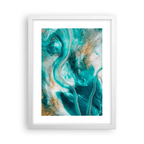 Poszter fekete keretben - Az arany folyó - 30x40 cm