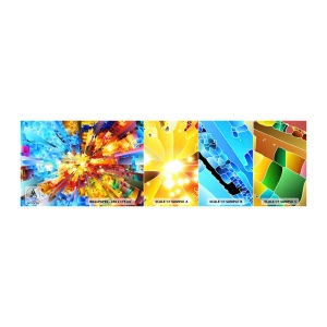 Fotótapéta Minta Standard Eco - In medias res - Absztrakció, Darab, 3D - 100x30 cm