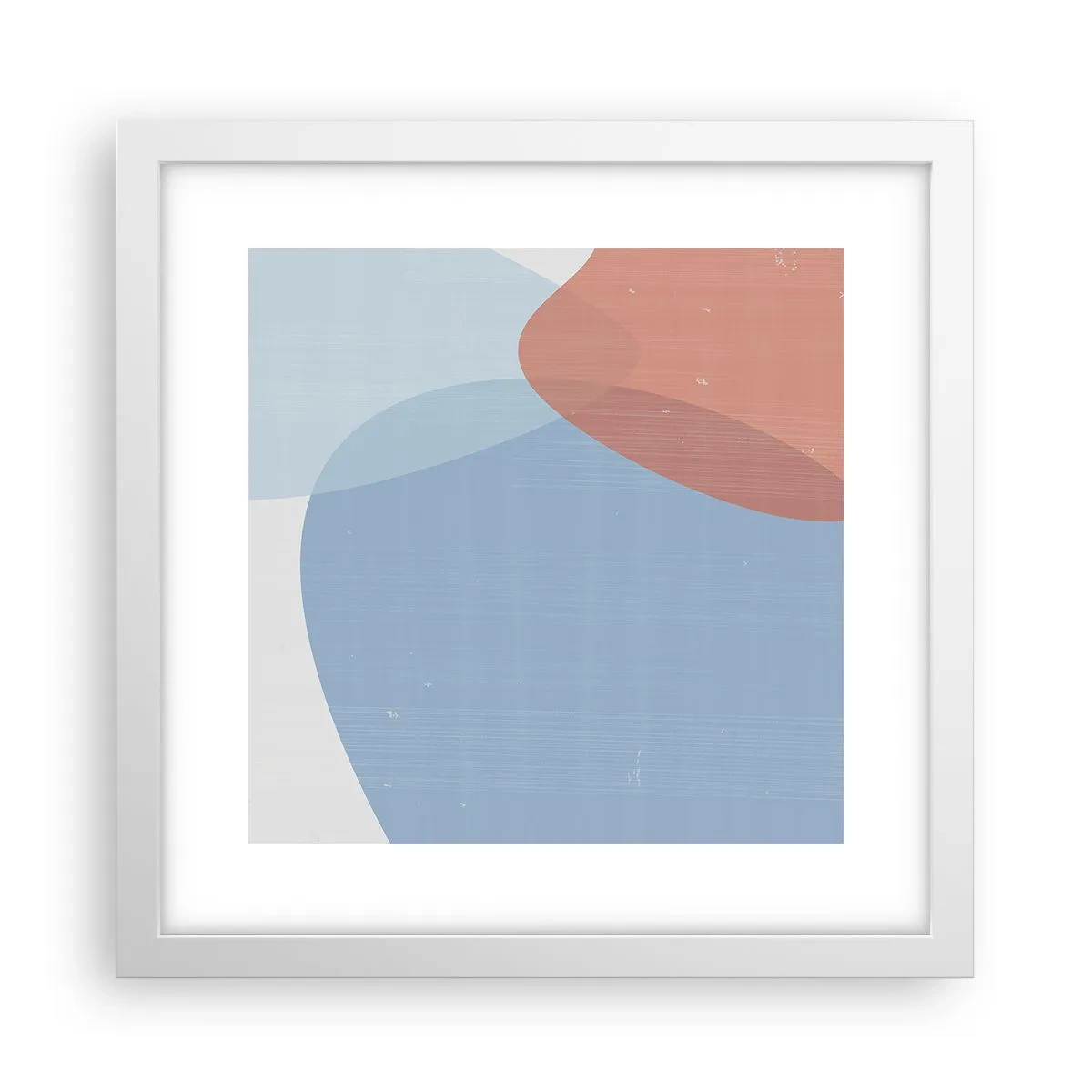 Poszter fekete keretben - Pasztell kapcsolatok - 30x30 cm