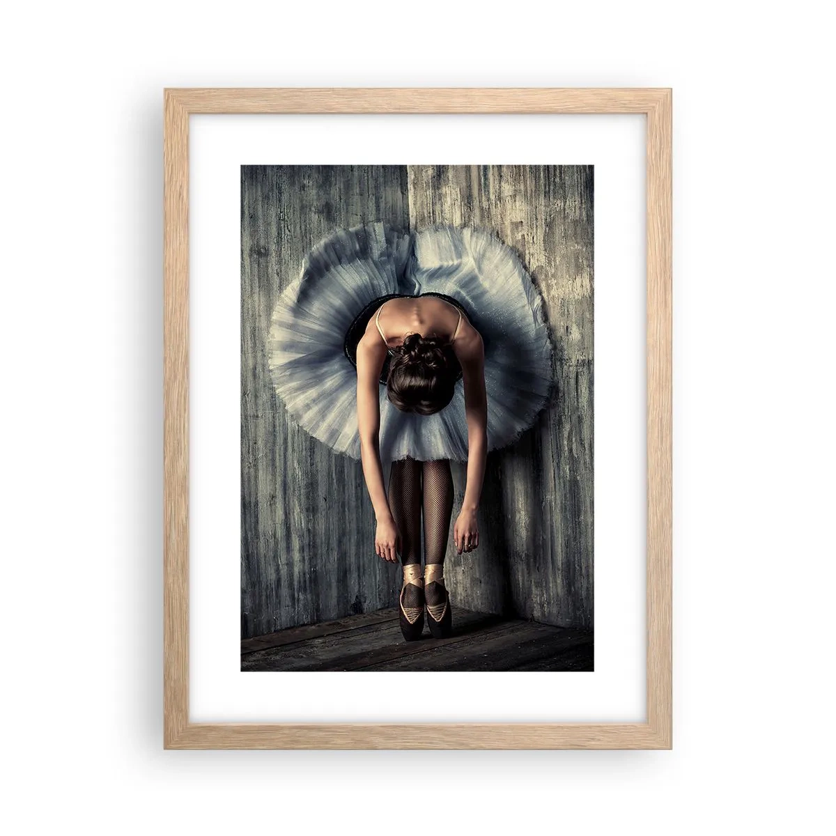 Poszter világos tölgy keretben - Amikor elhallgat a zene - 30x40 cm