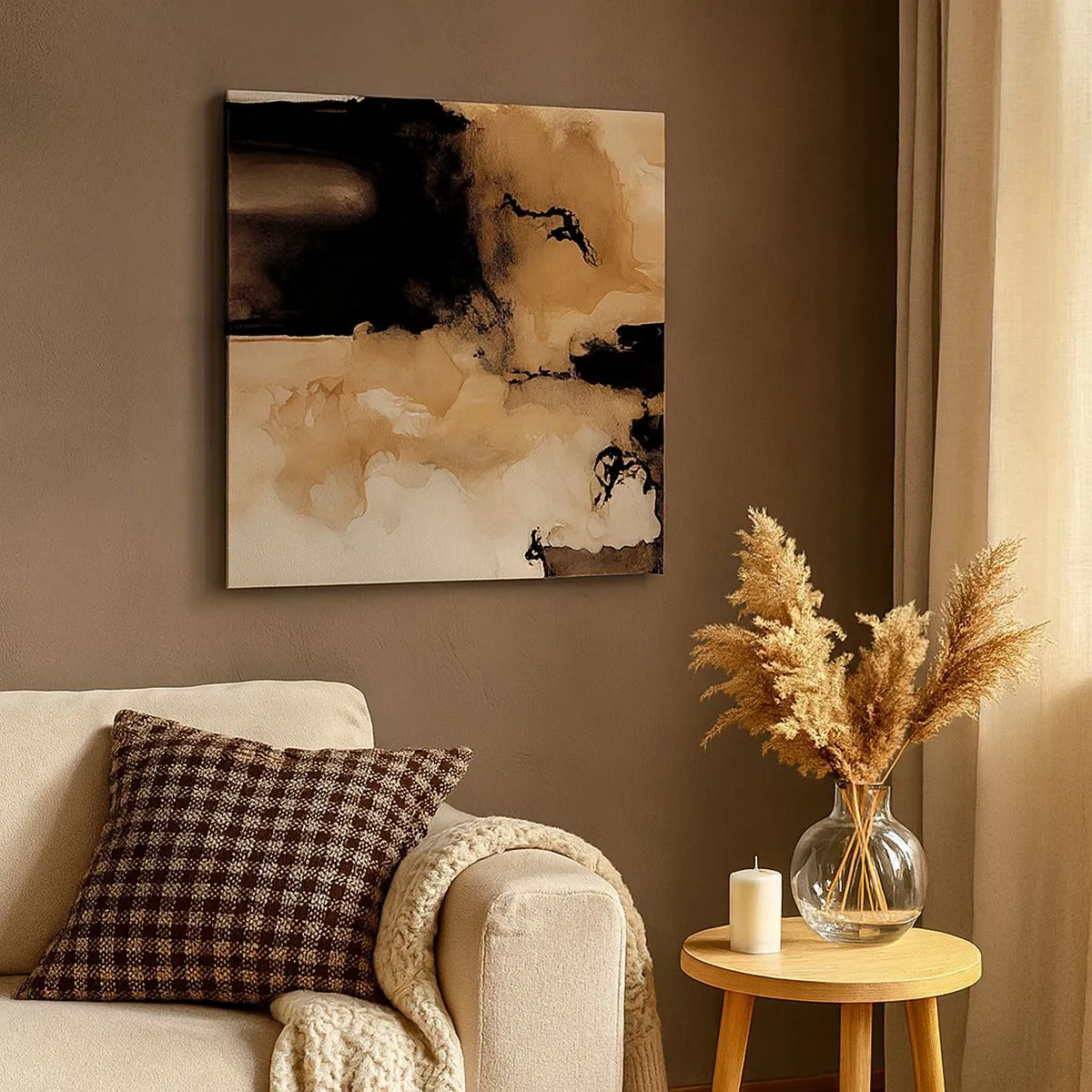 Vászonkép - Egy érdekes absztrakció - 30x30 cm