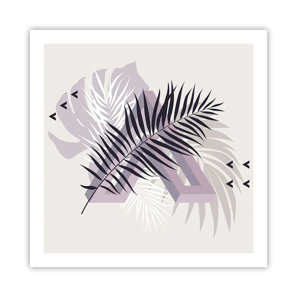 Poszter - Az árnyék árnyéka - 60x60 cm