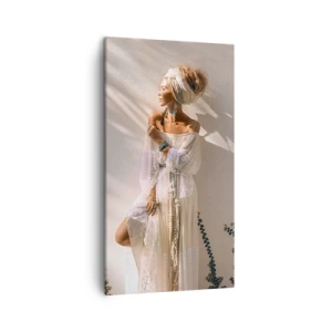 Vászonkép - A nap és a lány - 45x80 cm