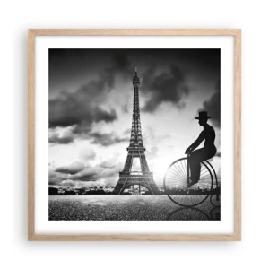 Poszter világos tölgy keretben - Belle Epoque hiánya - 50x50 cm