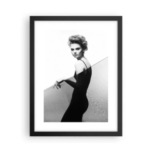 Poszter fehér keretben - Vonzó tekintet - 30x40 cm