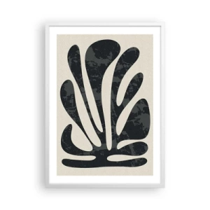 Poszter fekete keretben - Többujjas absztrakció - 50x70 cm