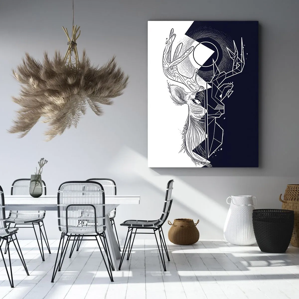 Vászonkép - Az ellentétek harca és egysége - 65x120 cm