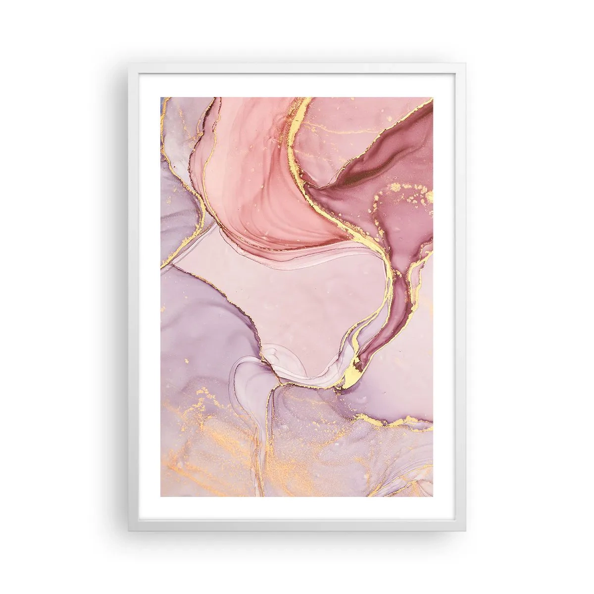 Poszter fekete keretben - A színek simogatása - 50x70 cm