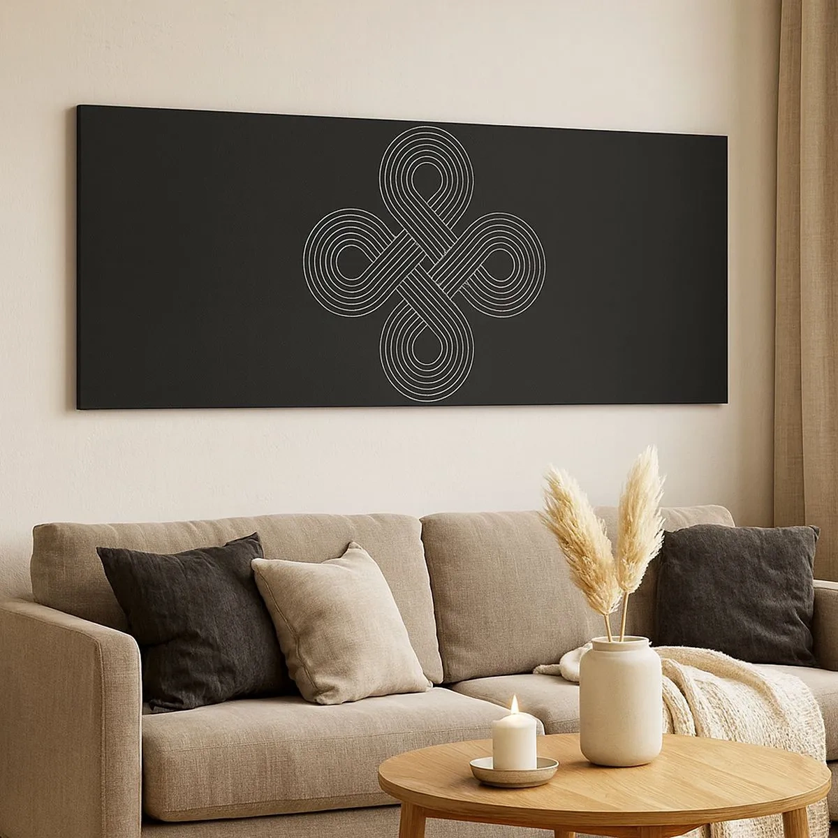 Vászonkép - Kelta szellemben - 100x40 cm