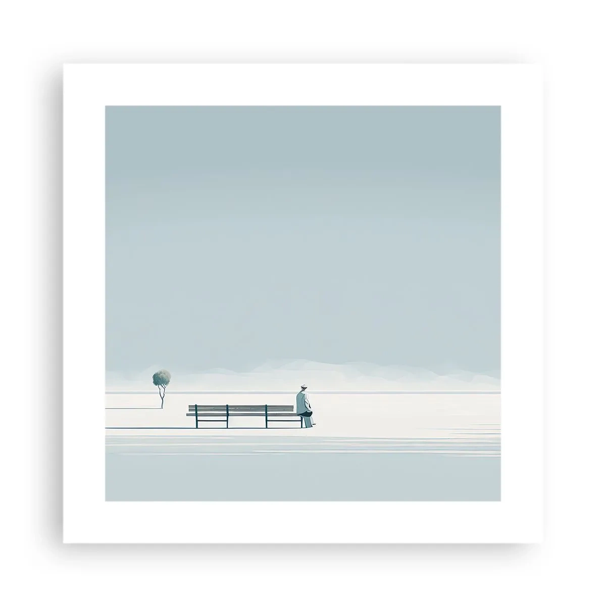 Poszter - Igen, én várok. - 40x40 cm