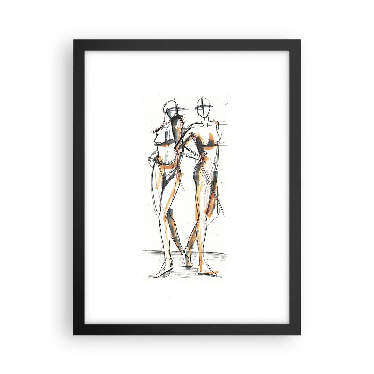 Poszter fehér keretben - A kegyelem tanulmánya - 30x40 cm