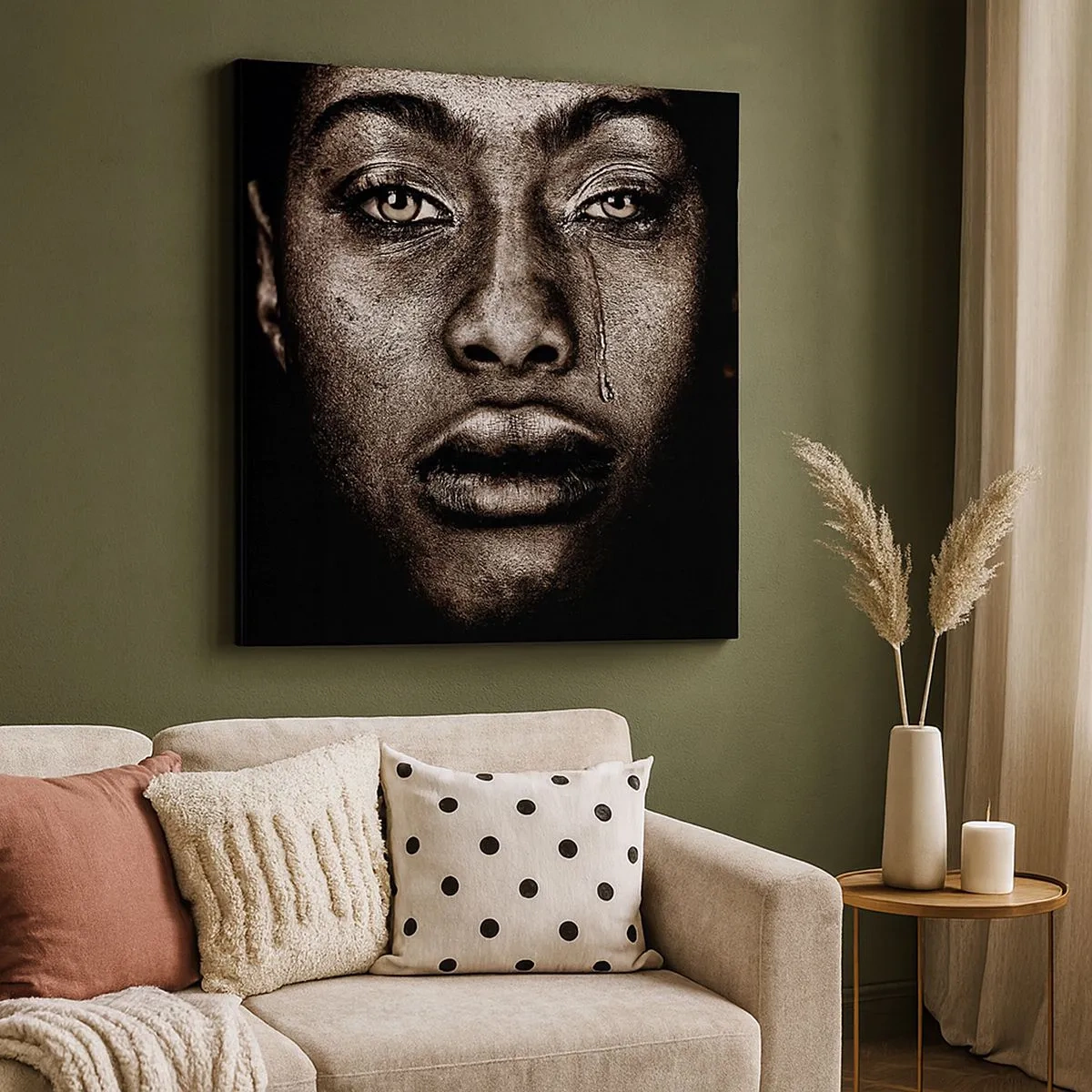 Vászonkép - Egy könnycsepp - 30x30 cm