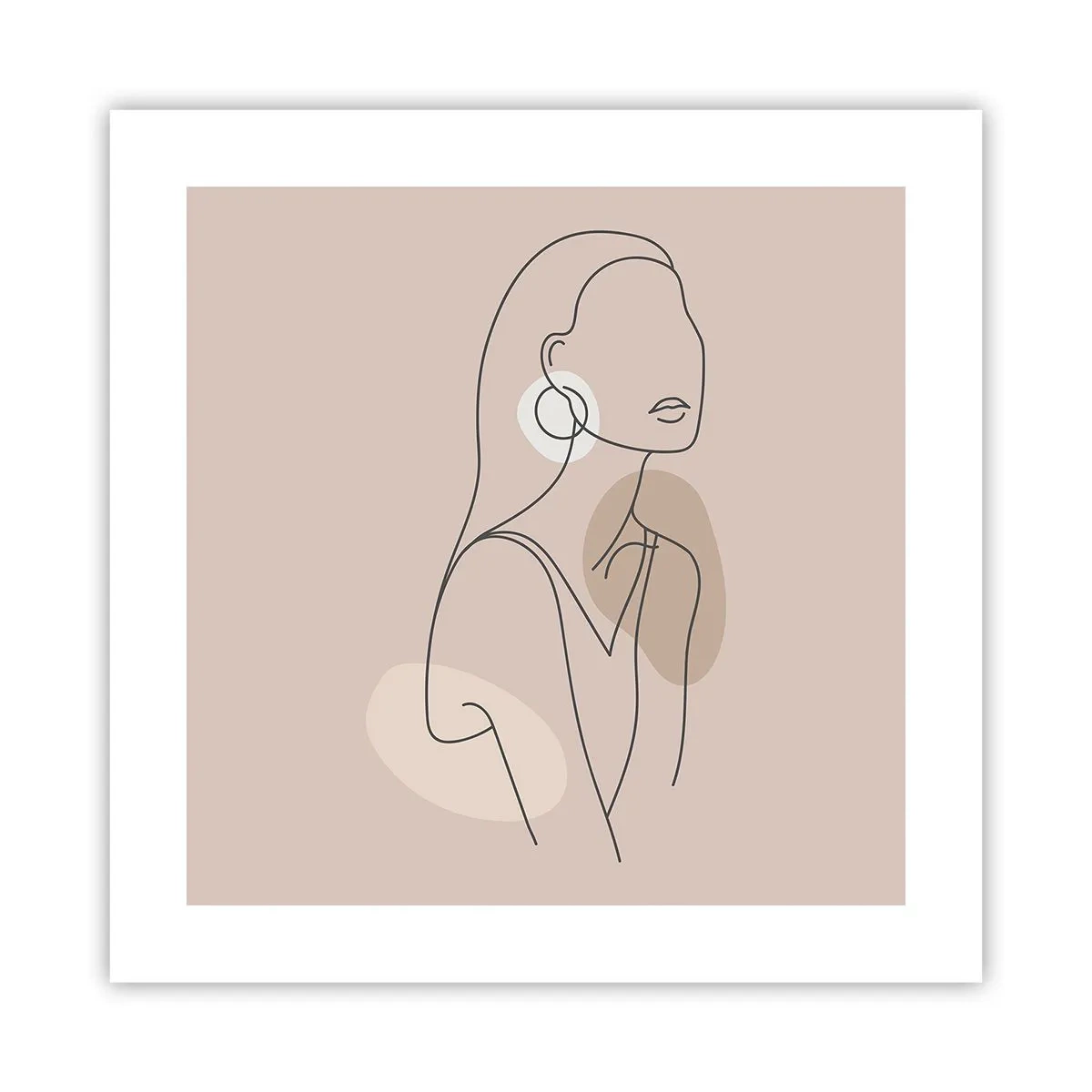 Poszter - Leány ikonja - 40x40 cm