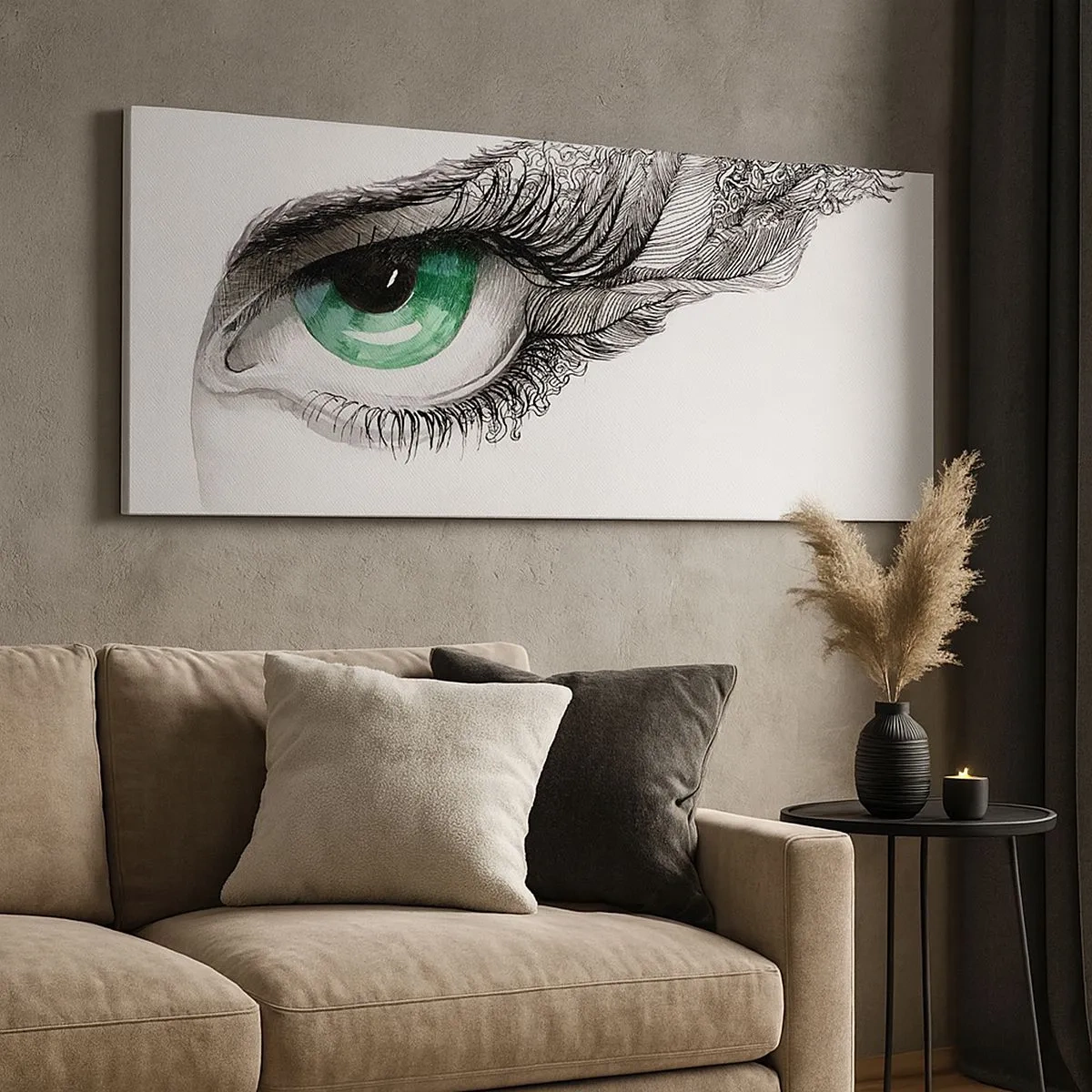 Vászonkép - Gyönyörű és támadásra kész - 100x40 cm