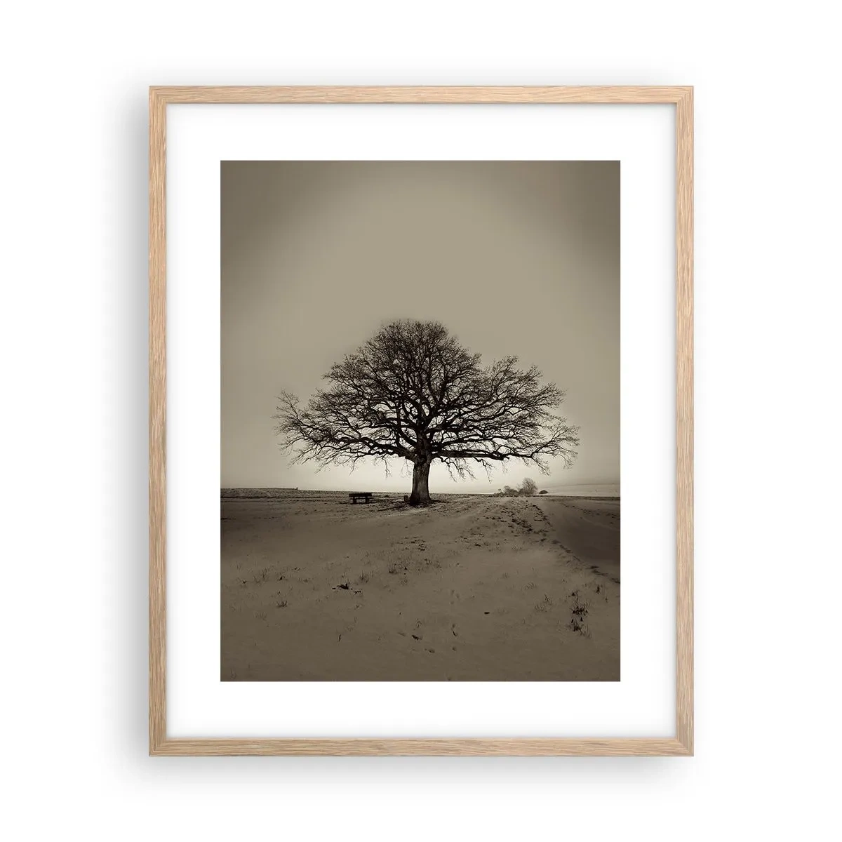 Poszter világos tölgy keretben - Innen az örökkévalóságig - 40x50 cm