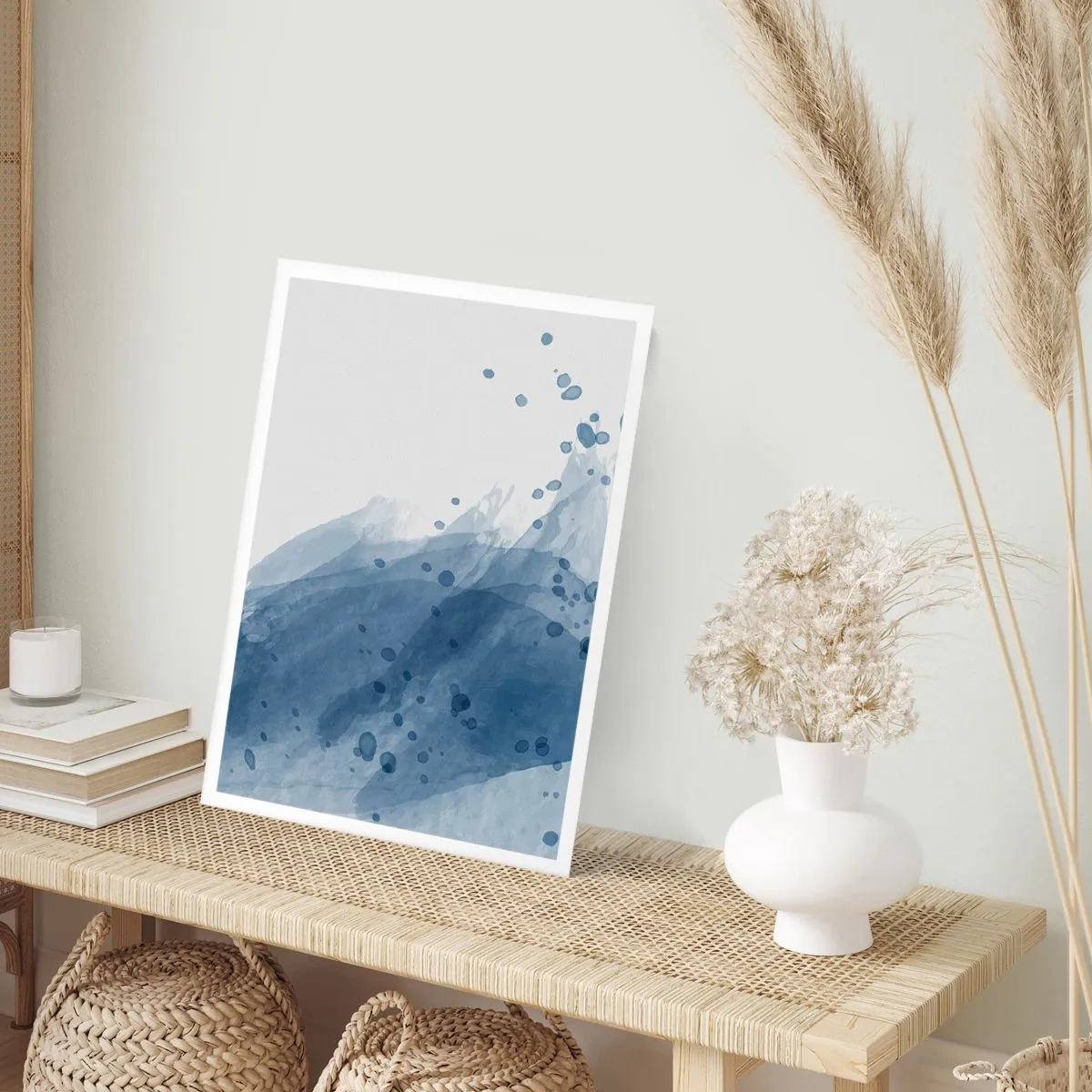 Poszter - Kék tüll - 40x50 cm