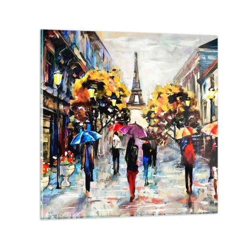 Üveg kép - Ősszel különösen szép - 40x40 cm