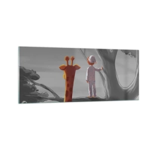 Üveg kép - Ez tényleg történik - 100x40 cm