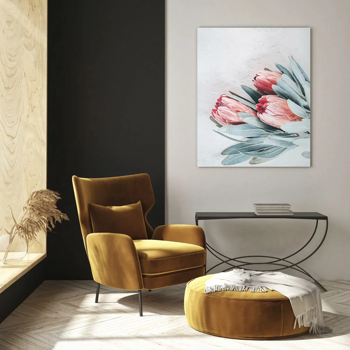 Üveg kép - Szégyellve saját szépségüket - 80x120 cm