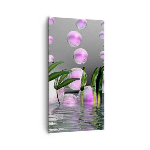 Vászonkép - A könnyedség és az élet tükröződő kompozíciója - 65x120 cm