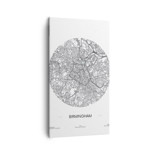 Vászonkép - Birmingham anatómiája - 45x80 cm