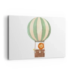 Vászonkép - Leon utazásai - 100x70 cm