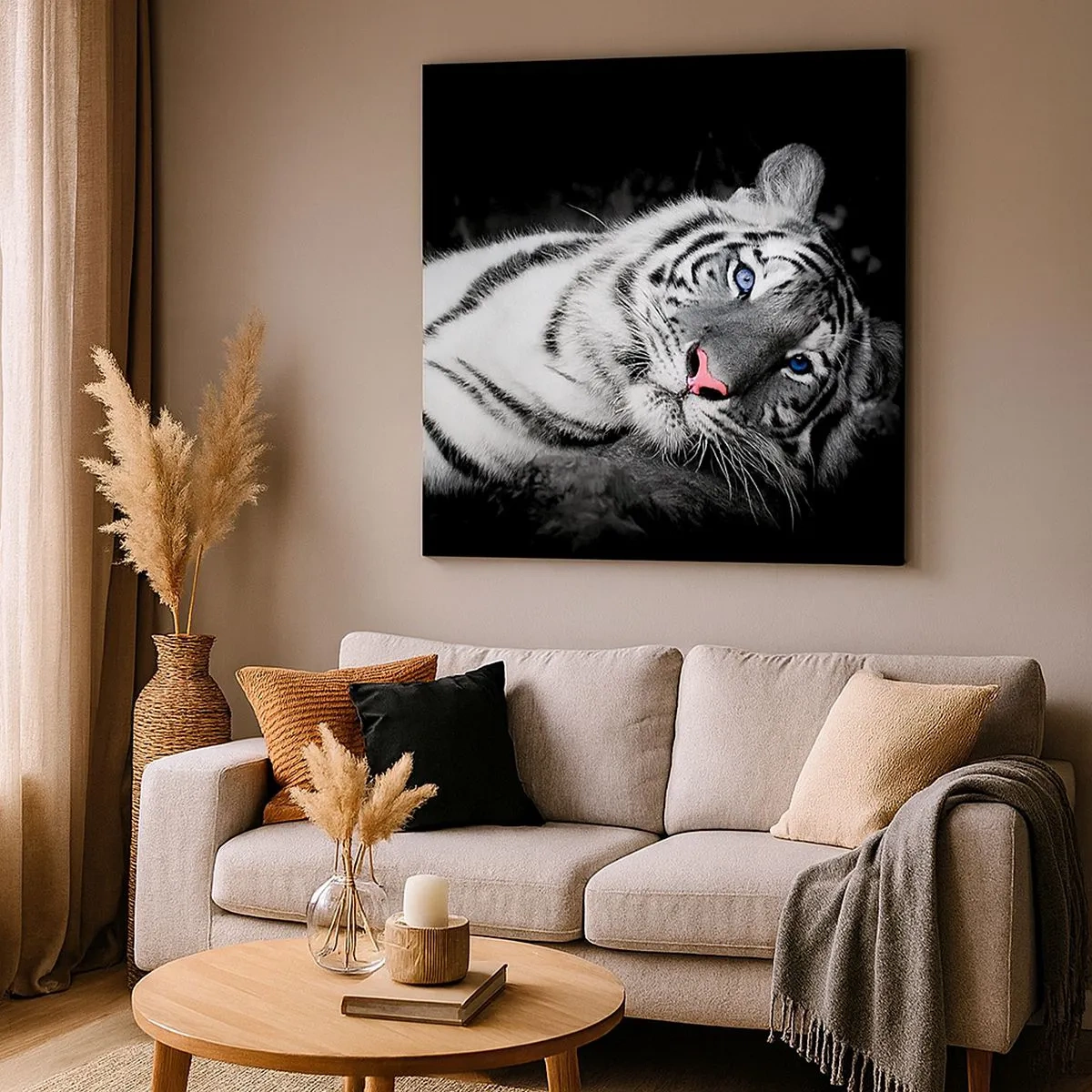 Vászonkép - Vadság és nyugalom - 30x30 cm