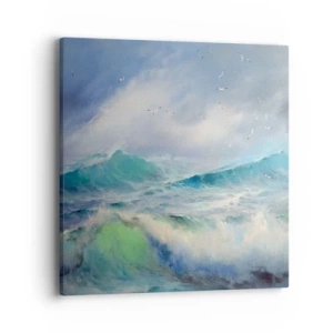 Vászonkép - "A forgószél diadalmasan üvöltött...” - 40x40 cm