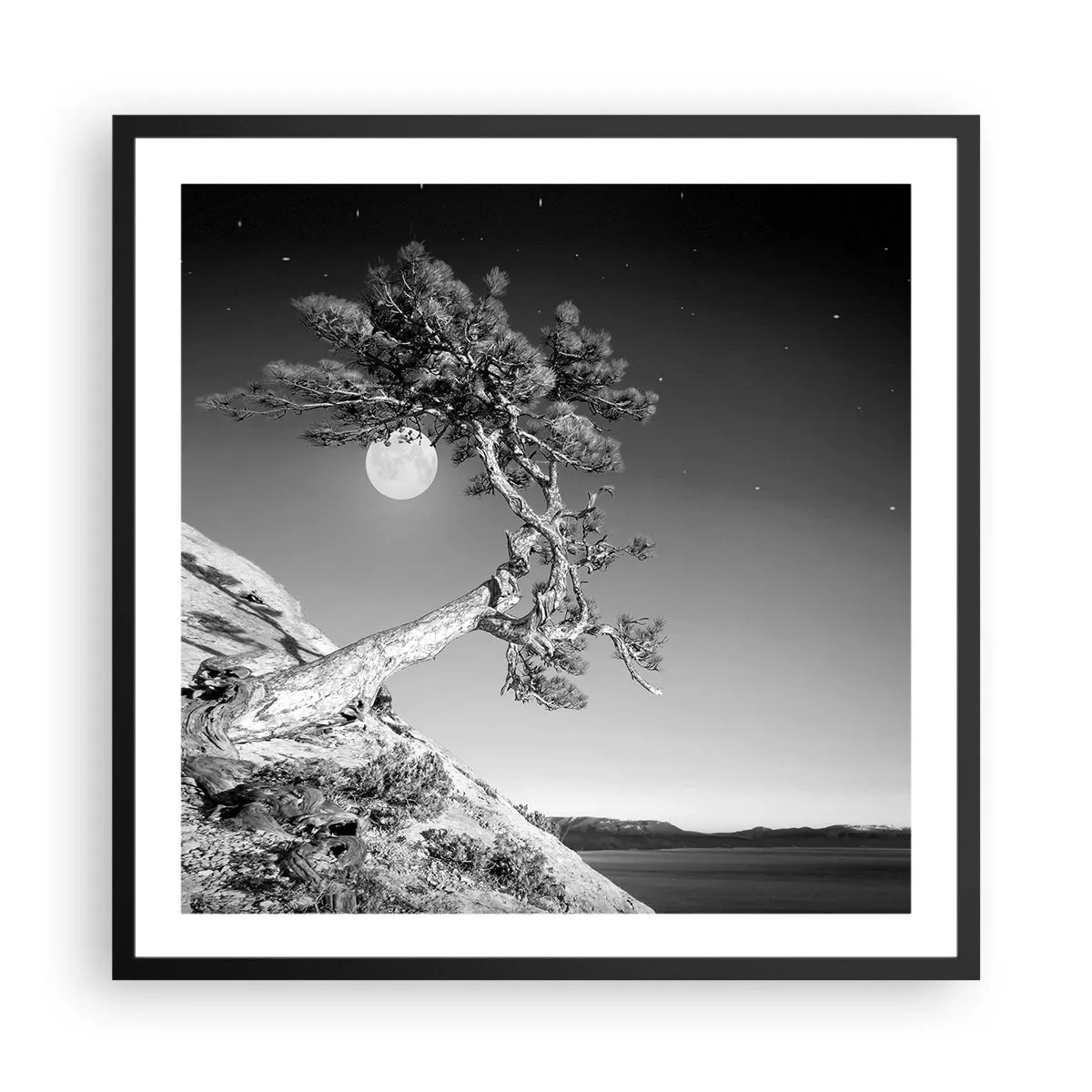 Poszter fehér keretben - Győztes harcos - 60x60 cm