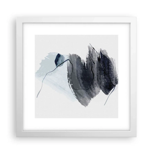 Poszter fekete keretben - Intenzitás és mozgás - 30x30 cm