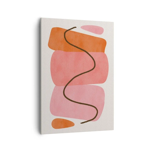 Vászonkép - Formák szelíd mozgása - 50x70 cm