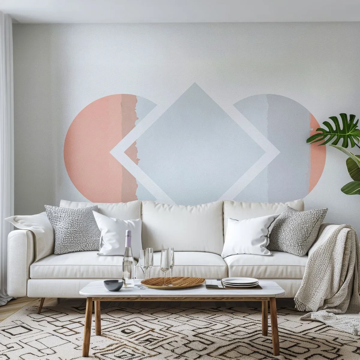 Öntapadós Fotótapéta Deluxe Sticker - A helyzet egyértelmű - Absztrakció, Darab, Minimalizmus - 250x175 cm