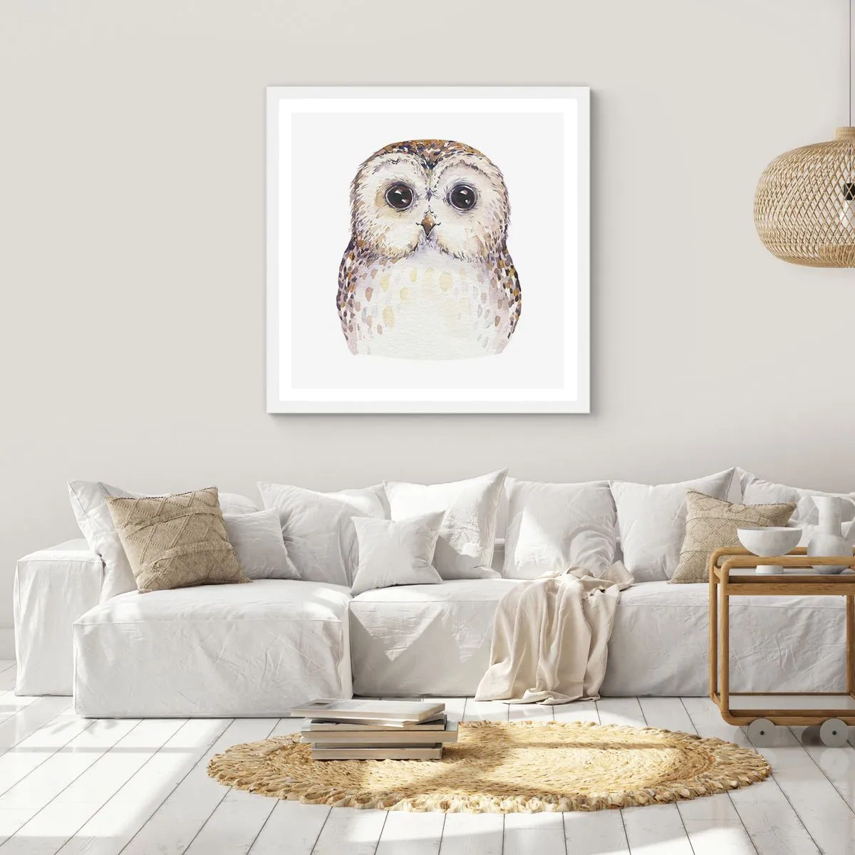 Poszter fekete keretben - Nézz a szemembe - 50x50 cm