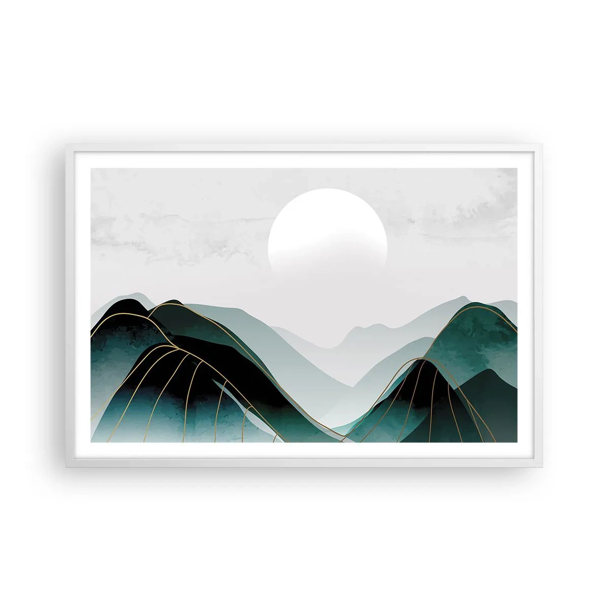 Poszter fekete keretben - Teljes fenségben - 91x61 cm