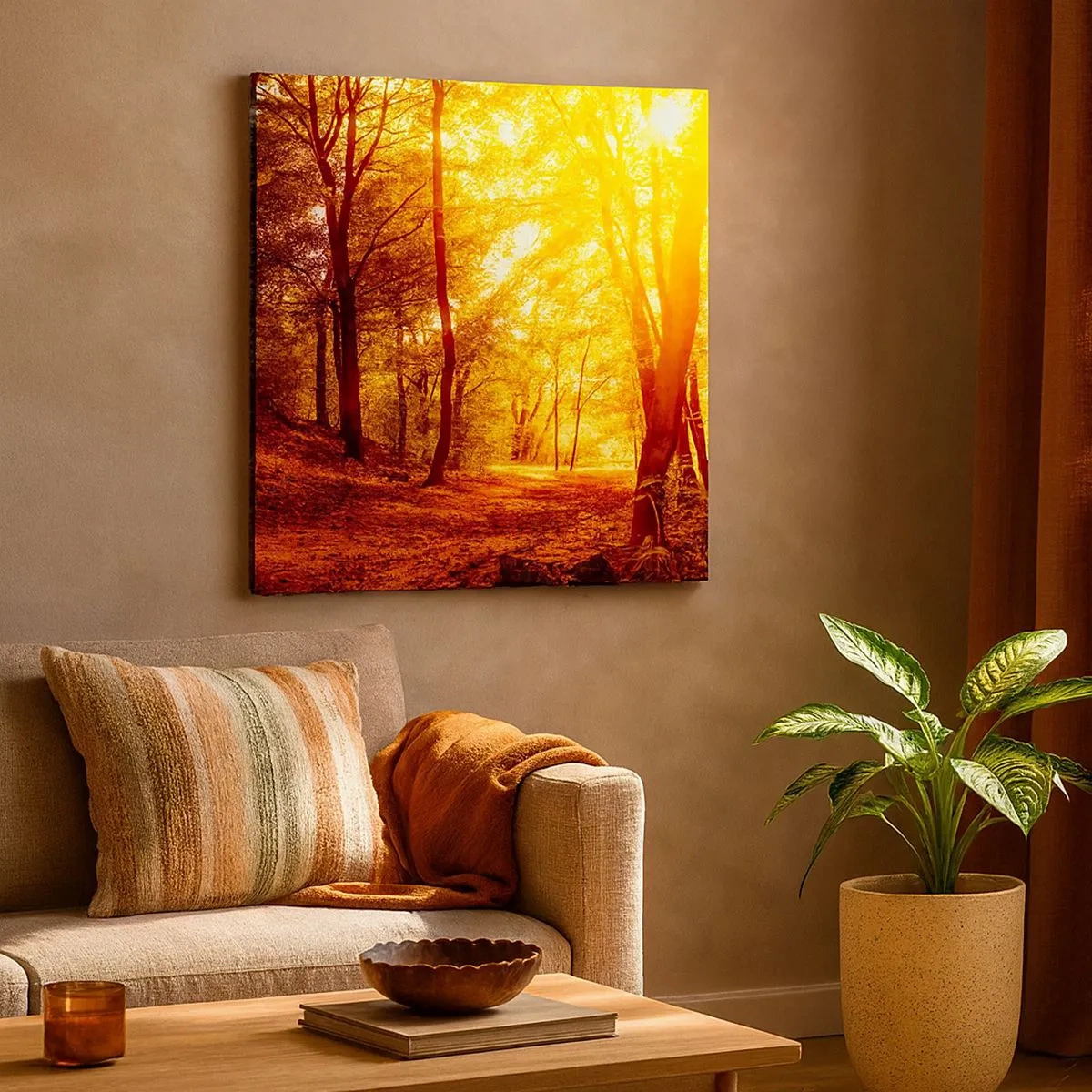 Vászonkép - Az arany tisztás felé - 30x30 cm