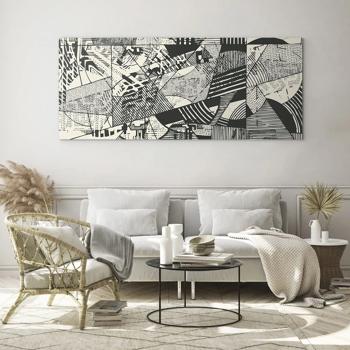 Üveg kép - A jelenkor dinamikája - 100x40 cm