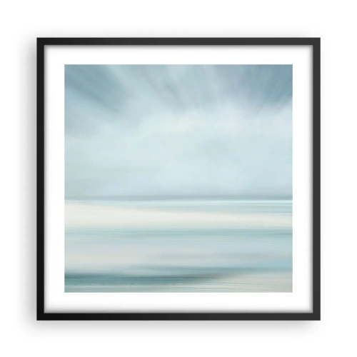 Poszter fehér keretben - Béke egészen a horizontig - 50x50 cm