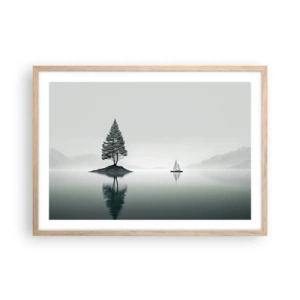Poszter világos tölgy keretben - Egy álom - 70x50 cm