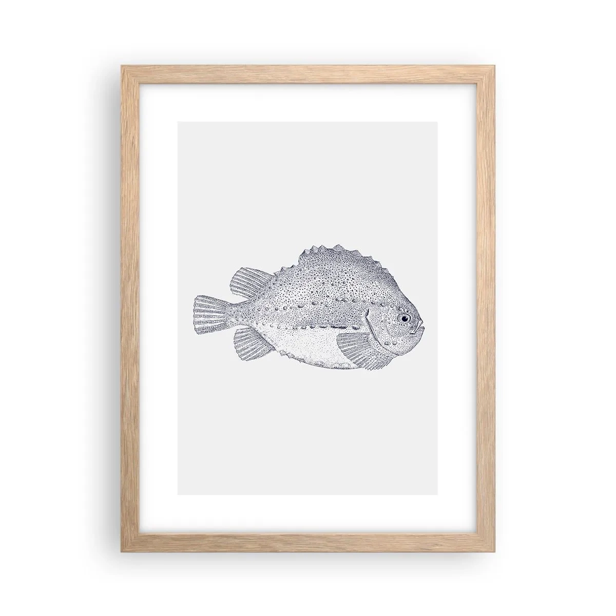 Poszter világos tölgy keretben - A természettudós albumába - 30x40 cm