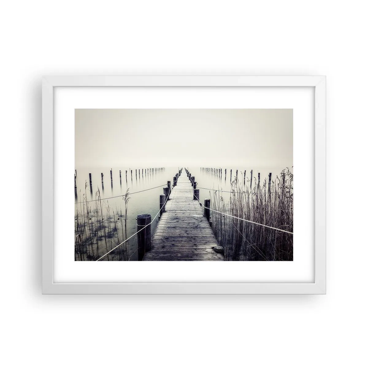 Poszter fekete keretben - Merülj el a békében - 40x30 cm