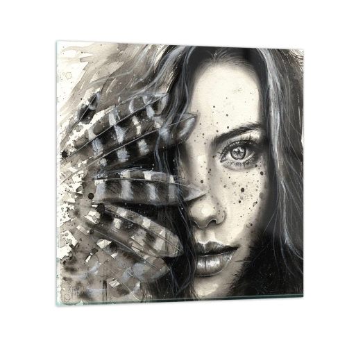 Üveg kép - Vad gyönyör - 70x70 cm