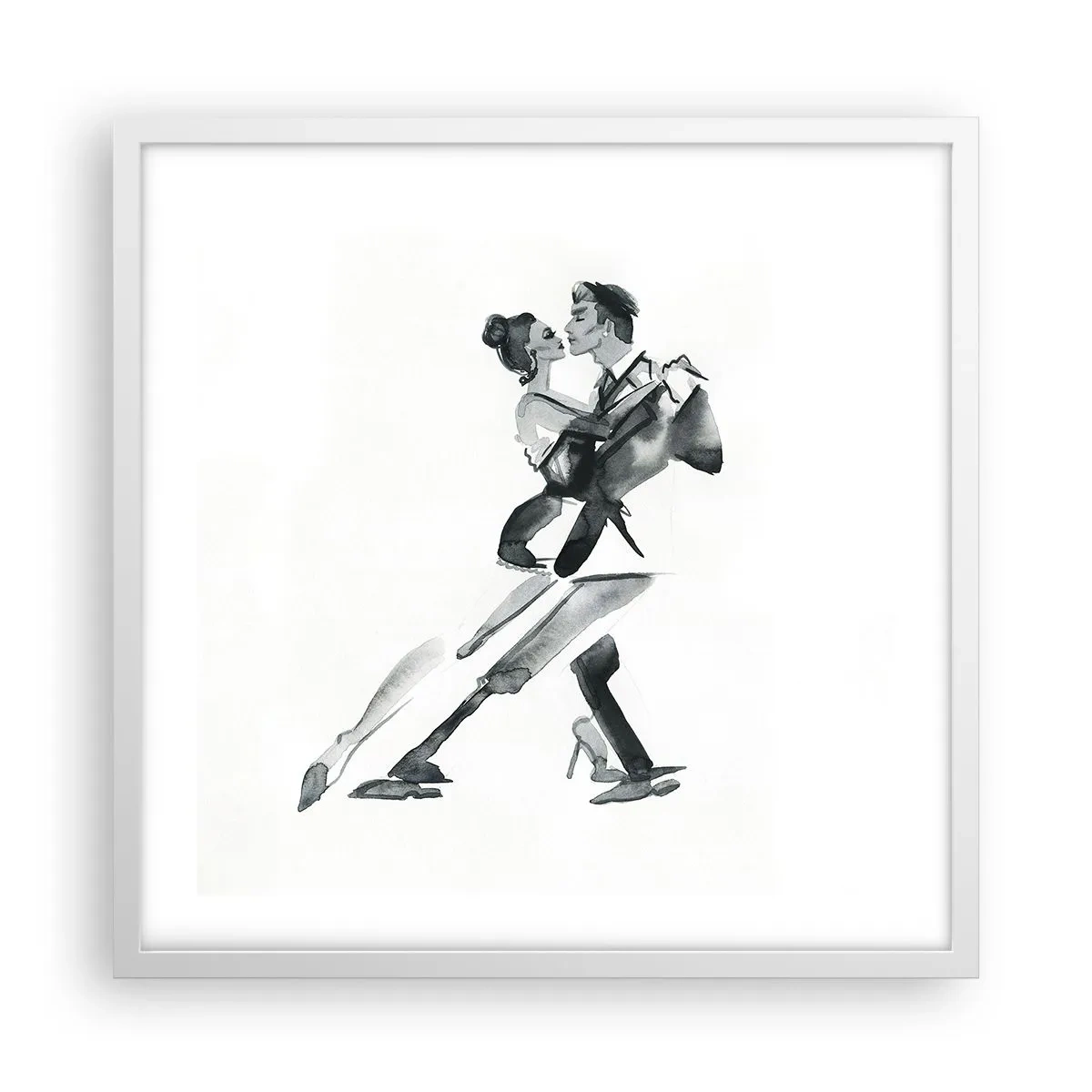 Poszter fekete keretben - Egy ütemben - 50x50 cm