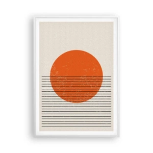 Poszter fekete keretben - Mindig a nap - 70x100 cm