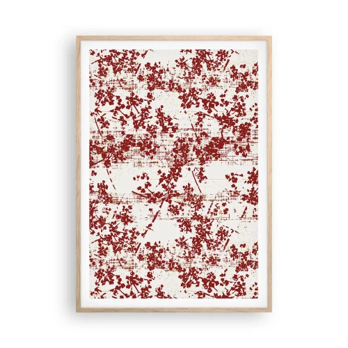 Poszter világos tölgy keretben - Mint egy régi perkál - 70x100 cm