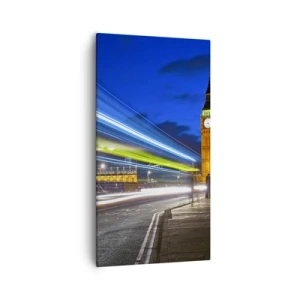 Vászonkép - Big Ben vigyázó szeme alatt - 55x100 cm