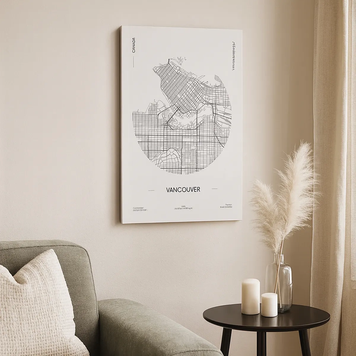 Vászonkép - Vacouver anatómiája - 50x70 cm