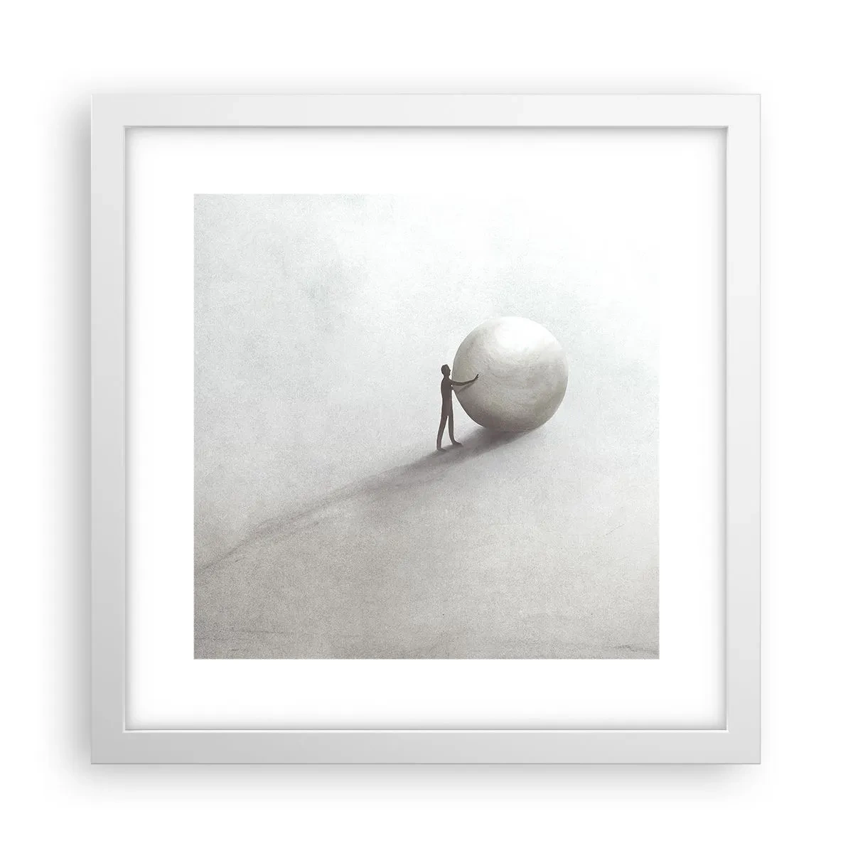 Poszter fekete keretben - Az élet játéka - 30x30 cm